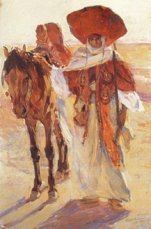 Victor Prouve Arab Horseman